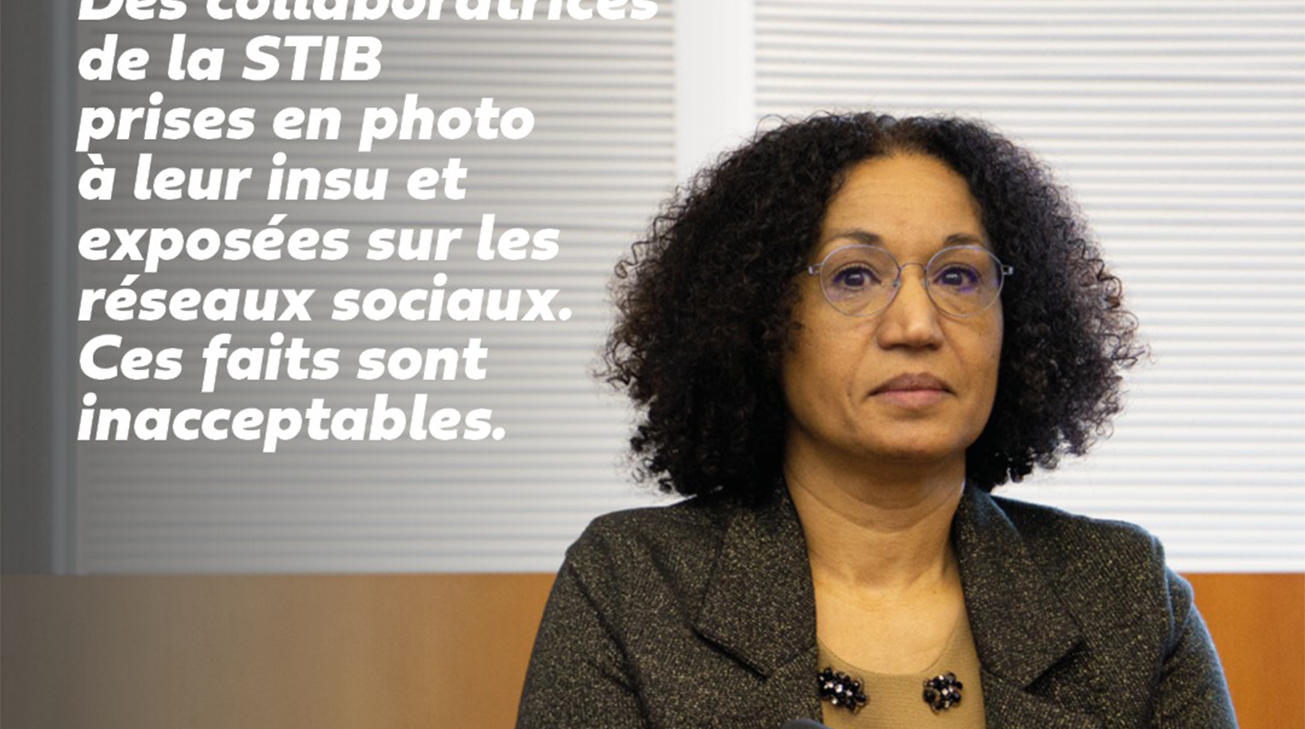 Inacceptable que des collaboratrices de la STIB soient photographiées à leur insu et exposées sur les réseaux sociaux